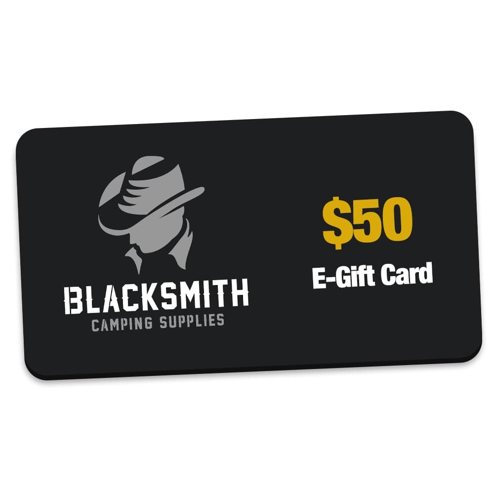 Blacksmith Camping Supplies Gift Cards $50.00 Gift Card