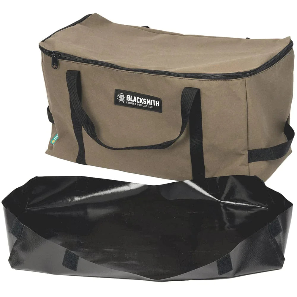 Blacksmith Camping Supplies BBQ Bag Australian Made Weber Baby Q BBQ Bag