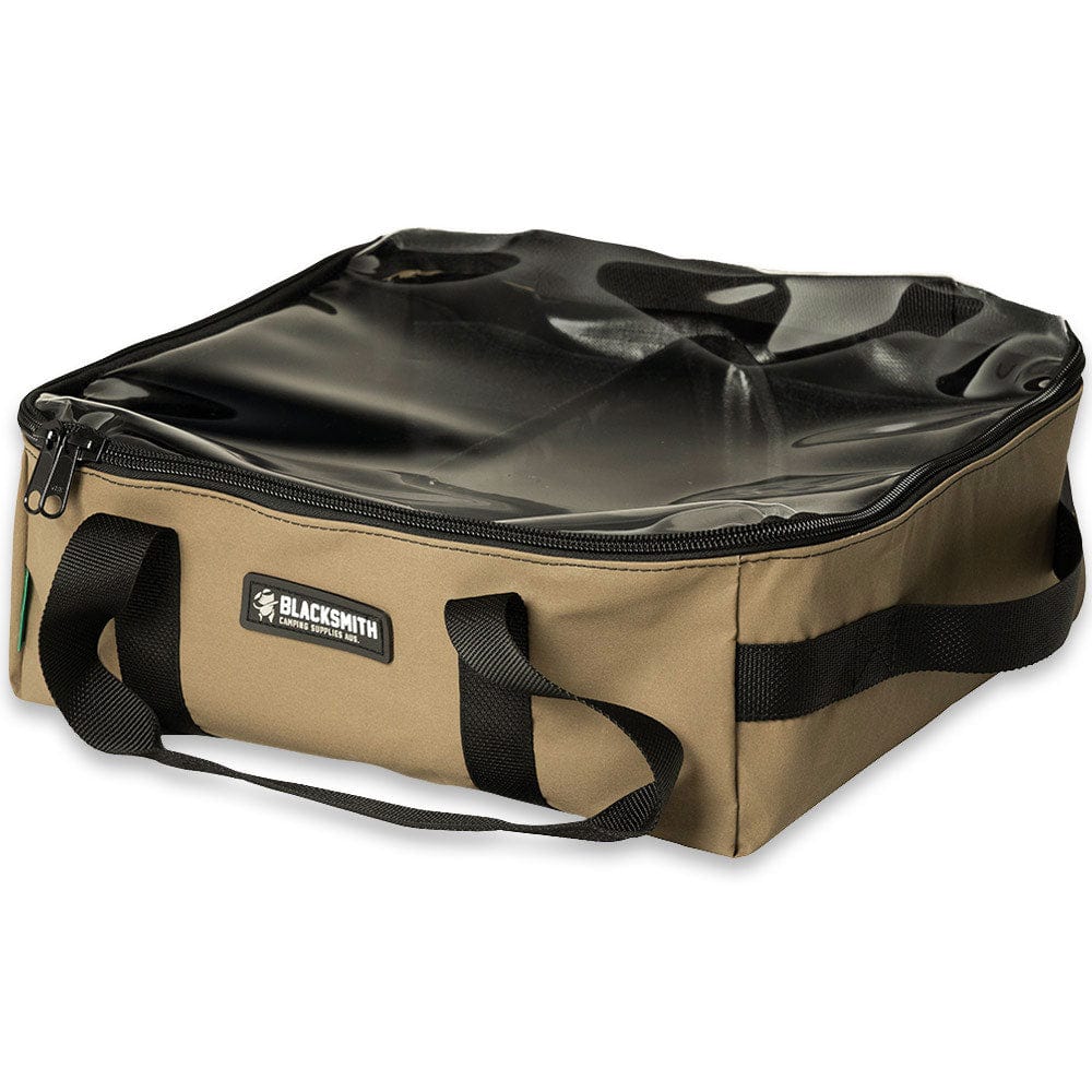 Blacksmith Camping Supplies 4WD Bag Khaki/Black Australian Made Clear Top Large Drawer Bag