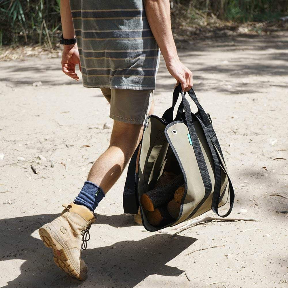 Blacksmith Camping Supplies Australian Made Deluxe Firewood Carrier