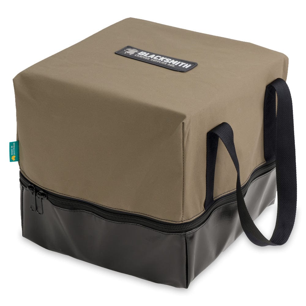 Blacksmith Camping Supplies Portable Toilet Bag Khaki / Small Australian Made Porta Potti Portable Toilet Bags