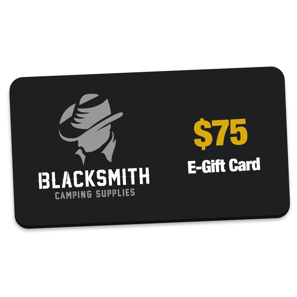 Blacksmith Camping Supplies Gift Cards 75.00 Blacksmith Camping Supplies Gift Card